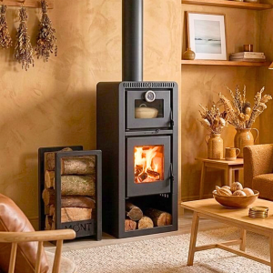 Calefator Mont Trento p/ 90M² + Dupla Combustão + FORNO