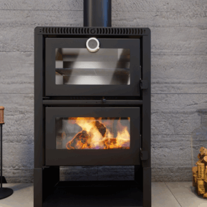 CALEFATOR MONT TRENTO DUPLA COMBUSTÃO + FORNO P/AQUECIMENTO DE ATÉ 150M²